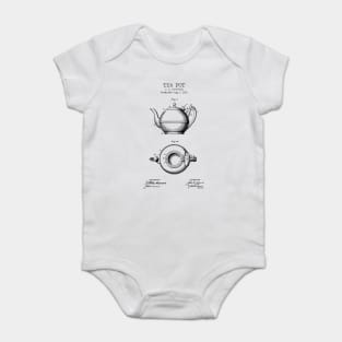 TEA POT patent Baby Bodysuit